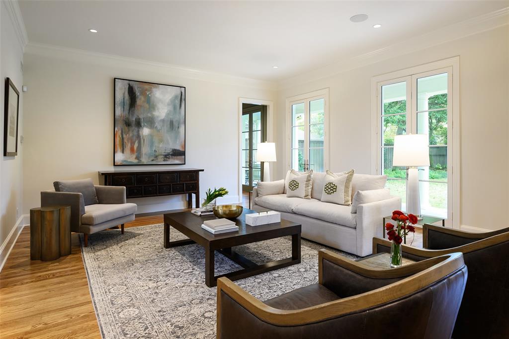 The colonial-style residence was completely remodeled in 2025 from top to tail, with no surface left untouched. (Photo by Compass RE Texas, LLC)