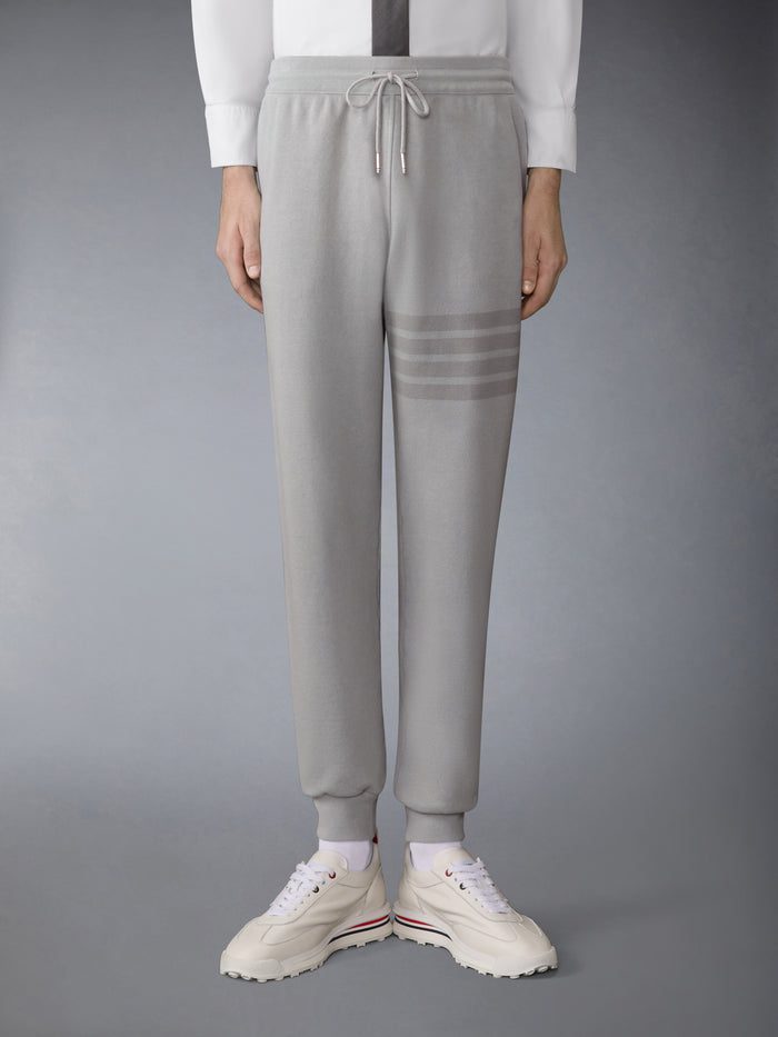 Thom Browne Solid Loopback Overdyed 4-Bar Sweatpants. 