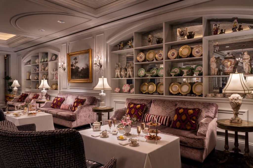 Afternoon tea service at Davenport Lounge (Photo by The Ritz-Carlton, New Orleans)