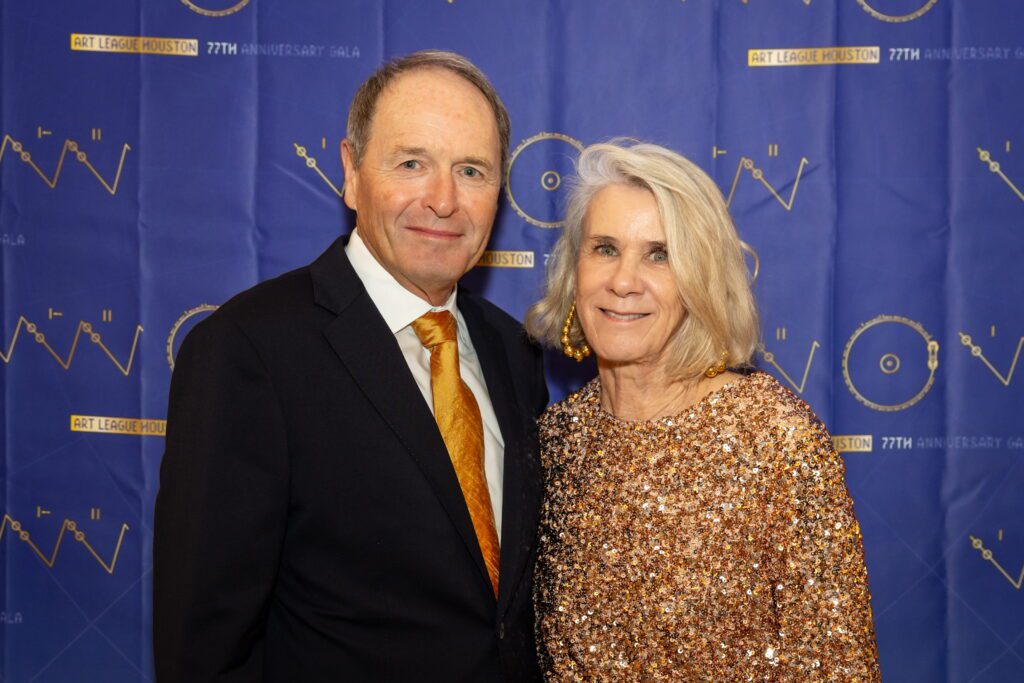 Marcellus & Mary Barone at Art League Houston 77th Anniversary Gala: WOW!  (Photo by Alex Barber and Emily Jaschke)