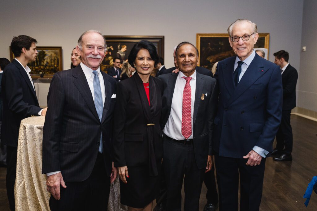 Marty Goossen, Renu & Suresh Khator, Gary Tinterow at the Museum of Fine Arts, Houston cocktail reception saluting the 'Art and Life in Imperial Rome' exhibition (Photo by Johnny Than/Catchlight Group)