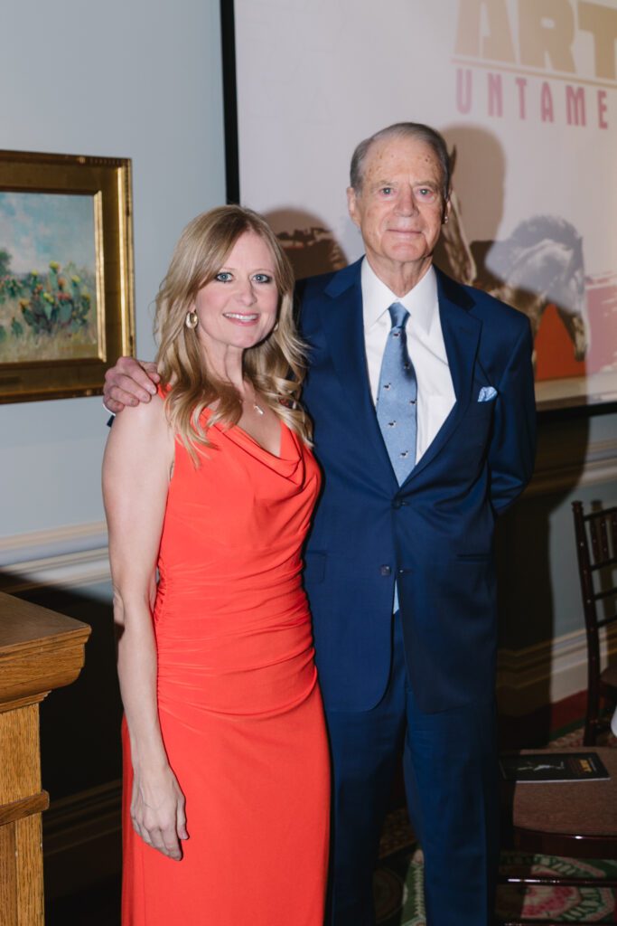 Melissa Williams Murphy, The Bryan Museum founder J.P. Bryan at The Bryan Museum’s Art Untamed at The Coronado Club