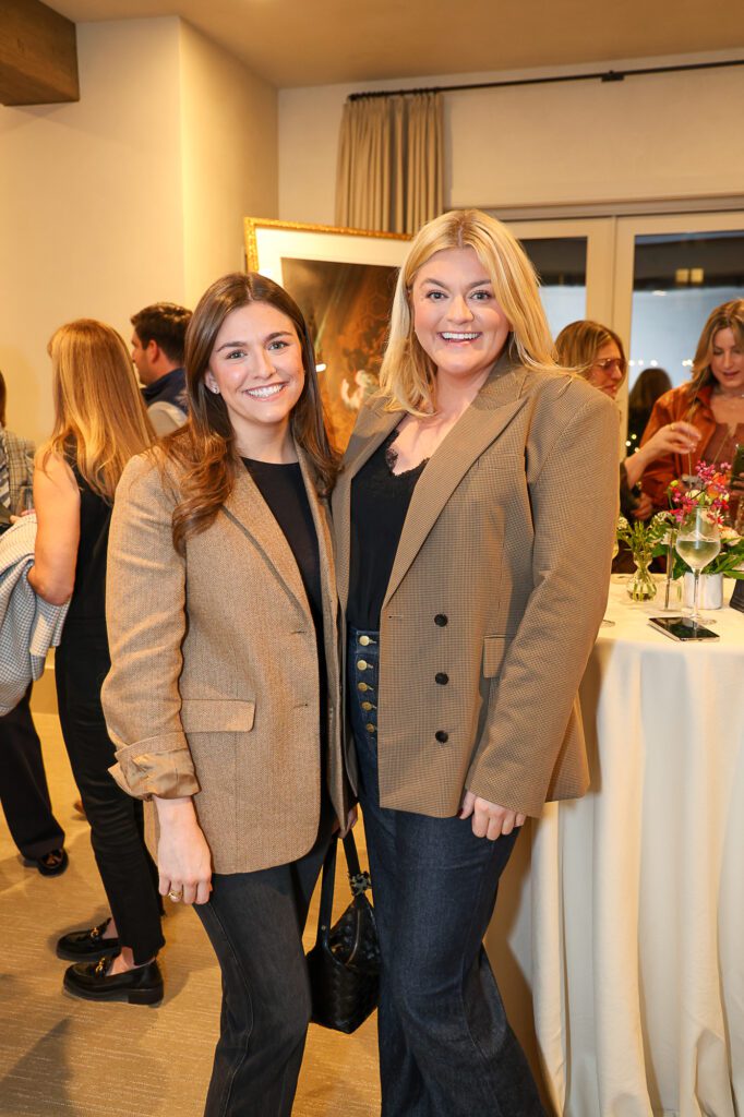 Emily Gray, Lauren Gray at Christiana Reckling's debut photography show (Photo by Mia Bonner Photography)
