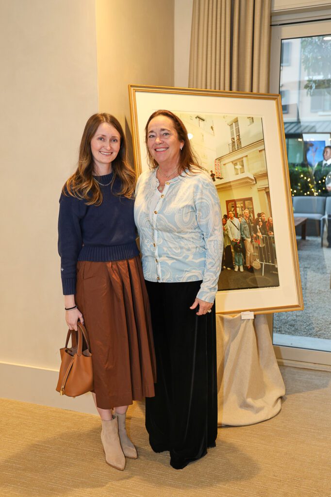 Natalie Dodds, Lori Tips at Christiana Reckling's debut photography show (Photo by Mia Bonner Photography)