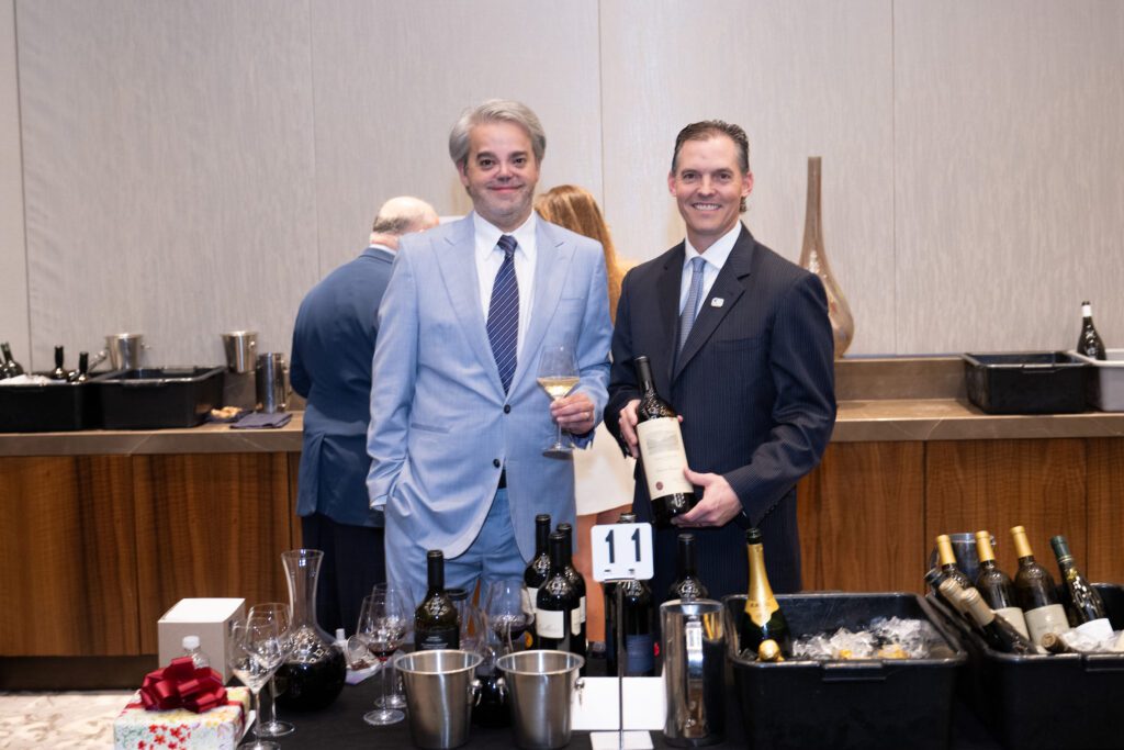 Michael Hatfield, David Herr at CanCare's 'Hope Uncorked' dinner (Photo by Jacob Power)