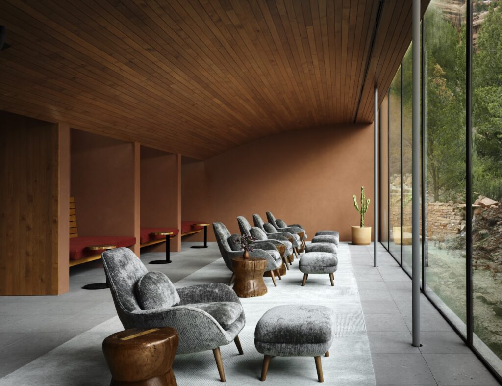 Mii amo guests have access to private wellness areas for true relaxation.