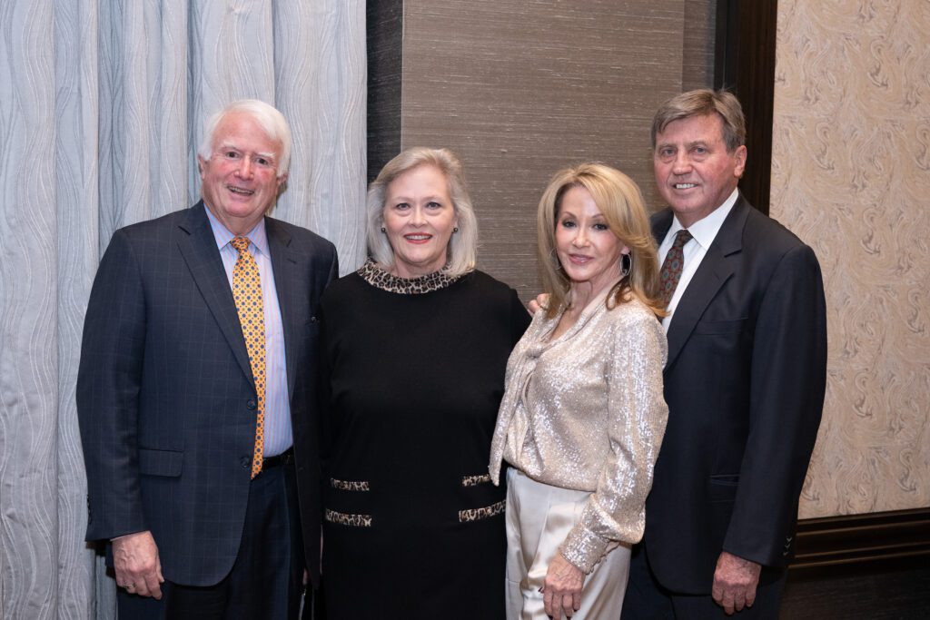 Mike & Kim Weill, Kari & Mark Parsons at CanCare's 'Hope Uncorked' dinner (Photo by Jacob Power)