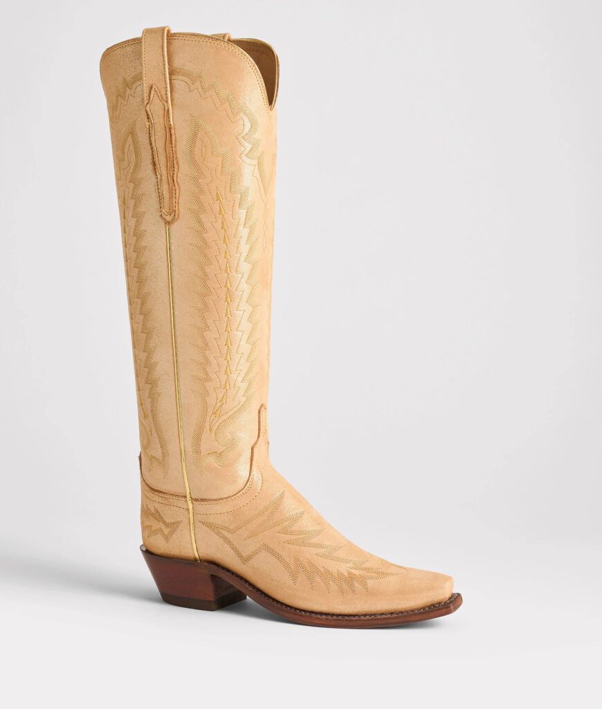 Lucchese’s Priscilla boot strikes a balance between classic elegance and cowgirl ease. (Courtesy)