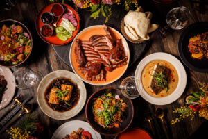 Night Rooster Tablescape (Photo by Samantha Marie Photography)