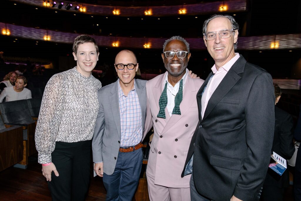 Reverend Beya Dana, Reverend TJ Fitzgerald, Anthony Marshall, Reverend Daniel Kanter (Photo by Lindsay Jones)