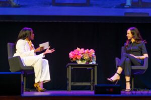 Papercity2025 Tashara Parker and Barbara Bush (Photo by Lindsay Jones)