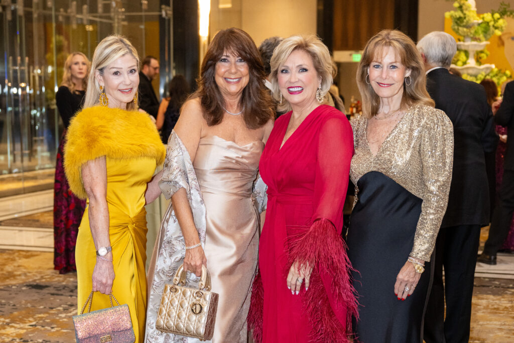 Patti Murphy, Heidi Rockcharlie, Karen DeGeurin Remington, Cheryl Byington at the Winter Ball (Photo by Jacob Power)
