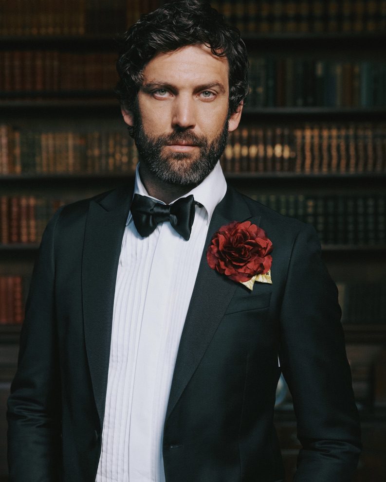 Helena Simone floral brooches are appropriate for both men and women