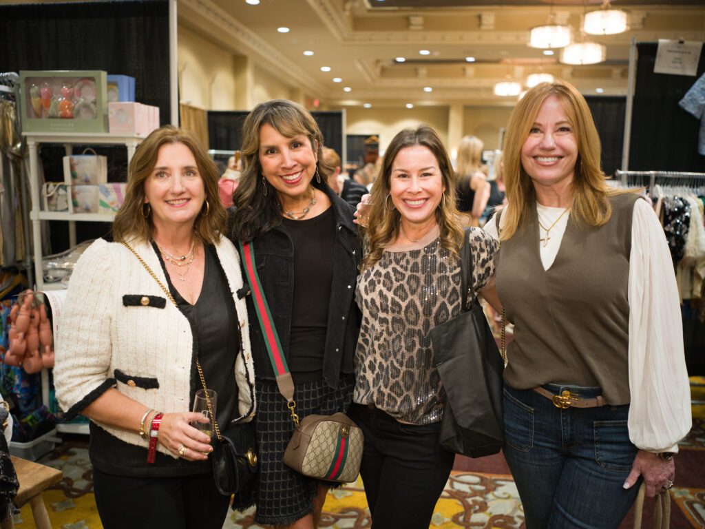Renee Ash, Amy Waltz, Carrie McKemie, Kim Zander at The Sale (Photo by Daniel Ortiz)