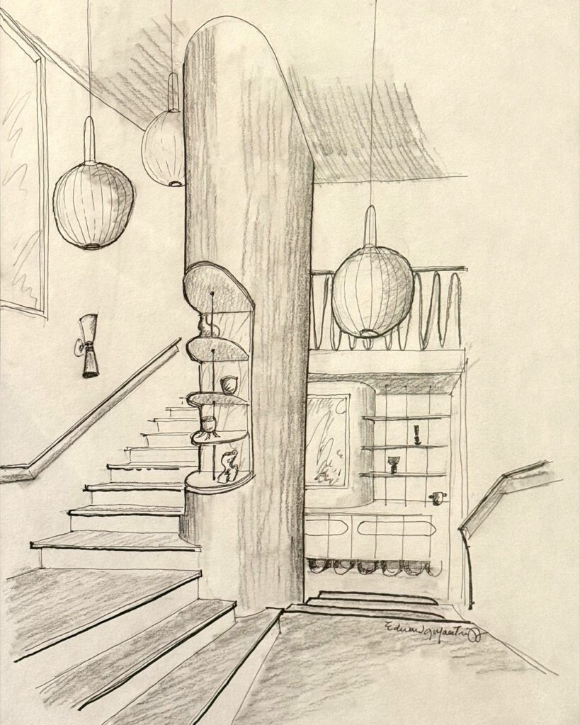 A custom sketch by Maestri for a client.