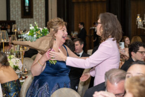 Robin Klaes (new 2027 Winter Ball Chair) and Elizabeth DeLuca (2026 co-chair) (Photo by Jacob Power)