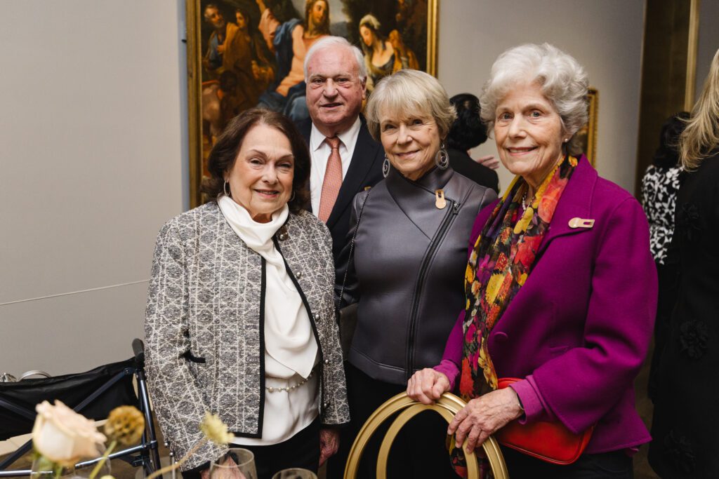Rose Cullen, Robin & Lela Gibbs, Beth Robertson at the Museum of Fine Arts, Houston cocktail reception saluting the 'Art and Life in Imperial Rome' exhibition (Photo by Johnny Than/Catchlight Group)