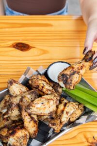 Sawyer Park grilled wings