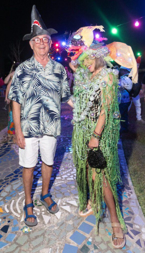 Richard Latimer, Dixie Friend Gay at Orange Show Barefoot Beach Ball (Photo by Daniel Ortiz)
