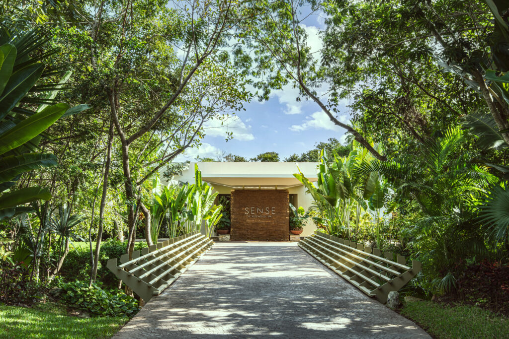 Sense, A Rosewood Spa's entrance (Photo by Rosewood Mayakoba)