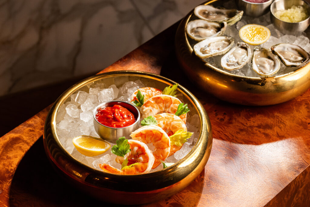 Delilah Dallas will offer seafood like Shrimp Cocktail and Oysters on the Half Shell. (Photo by Kathy Tran)