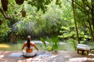 Spa Deck Yoga (Photo by Rosewood Mayakoba)