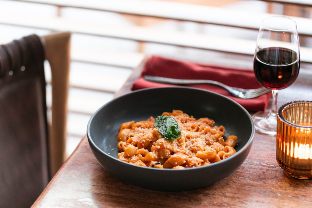 Menu items at Little Ruby's range from rice bowls to pastas. (Photo by Ashley Randall Photography)