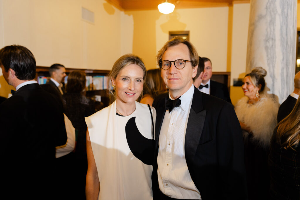 Susan & Payson Tucker at the Houston Public Library Robert Burns Supper (Photo by  Up in the Air Films)