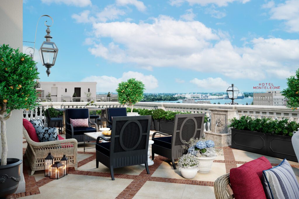 A view from the hotel's Terrace Suite (Photo by The Ritz-Carlton, New Orleans)