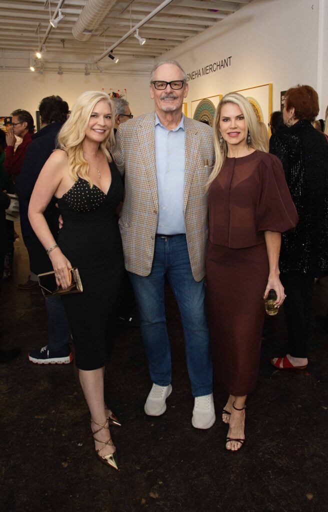 Tammie Johnson, Michael Hoctor and Faith Majors at Investing in Creativity at Reeves Art + Design.