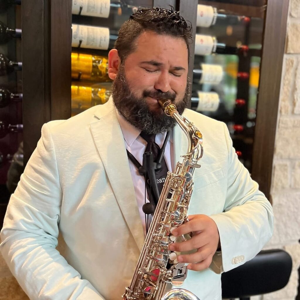 Terra Vino's live saxophone performances dazzle every Friday night. (Photo courtesy Terra Vino)