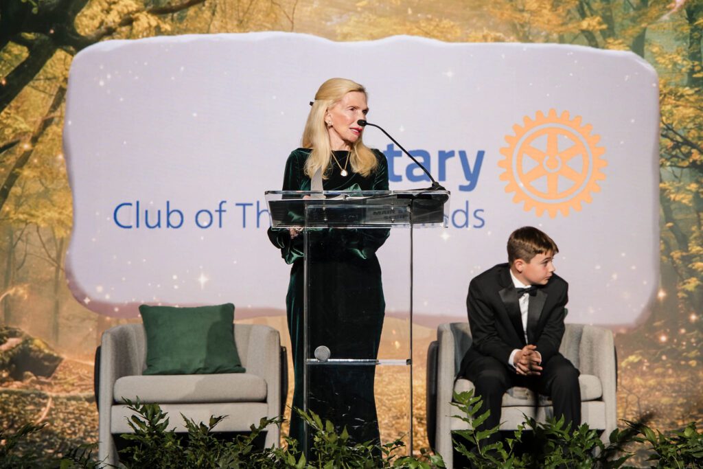 Dr. Ann Snyder was recognized at the Rotary Club of The Woodlands Legends Gala for her extraordinary commitment to service, leadership and community transformation. (Photo by 209 Photobooth)