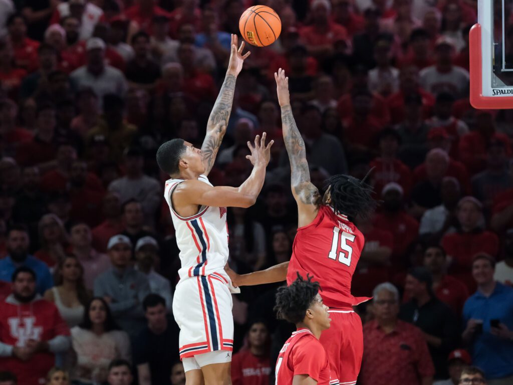 University of Houston freshman power forward Chris Cenac Jr. came up big for Kelvin Sampson. (Photo by F. Carter Smith)