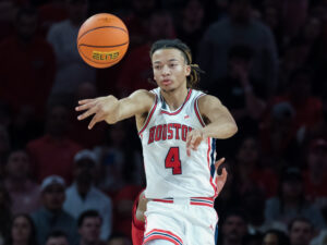 The University of Houston Cougars defeated the Texas Tech Red Raiders 69-65 in a Big XII basketball contest at the Fertitta Center, Tuesday, January 6, 2026