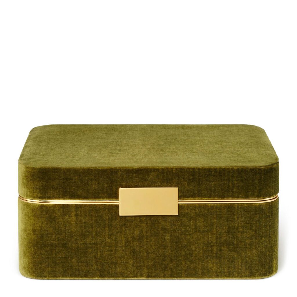 Beauvais Velvet Jewelry Box from Aerin (Courtesy)