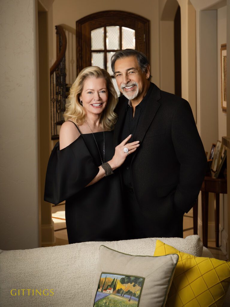 Sheree J. Wilson and Vince Morella for Stanley Korshak and Gittings Photography's "Love, Korshak Style.”