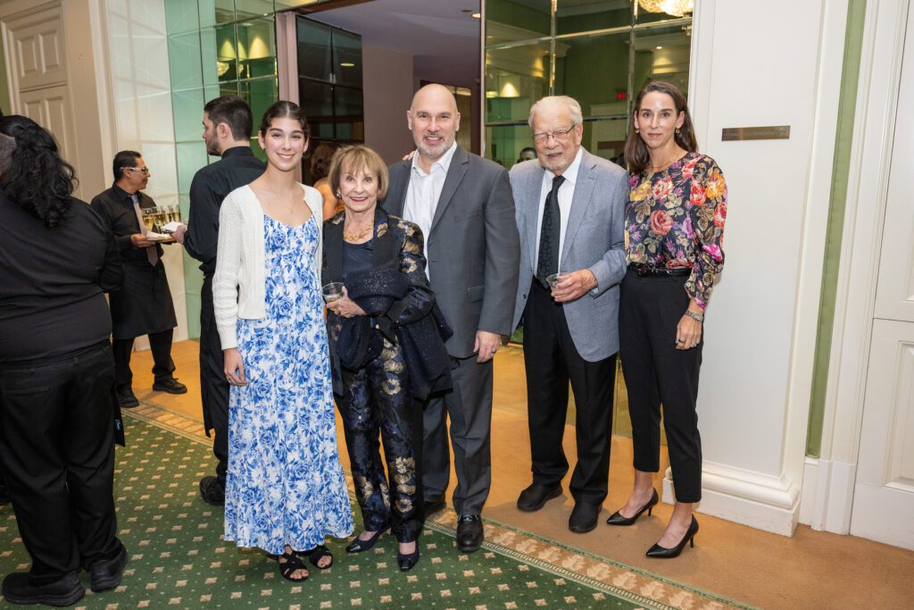 The Stai family: Emerson, Dia, Aaron, Harlan & Stai at Houston Grand Opera's Concert of Arias (Photo by Jacob Power)