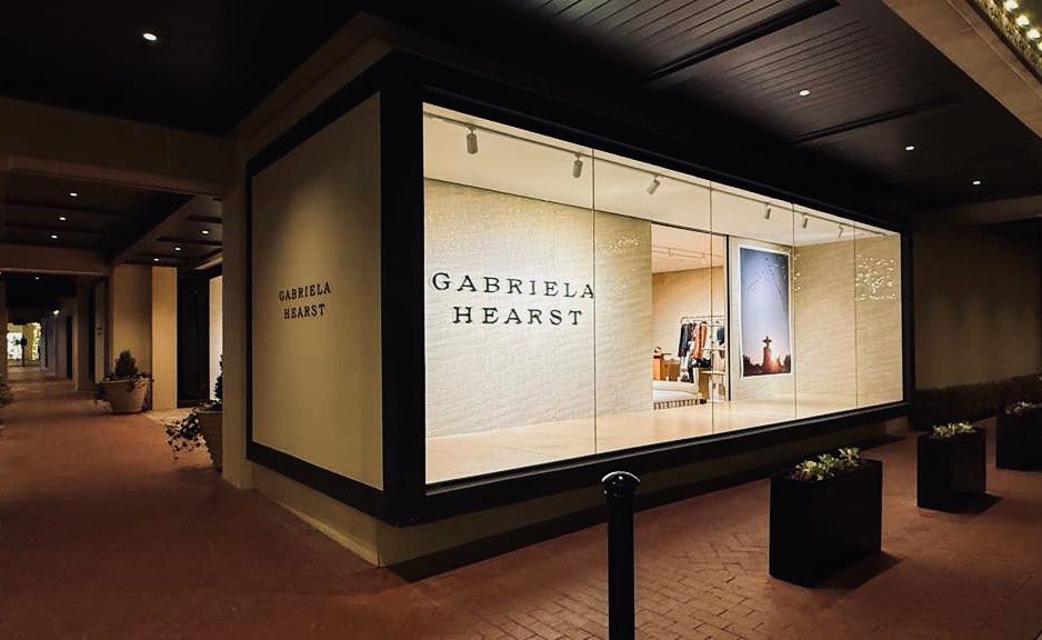 Gabriela Hearst's 3,000 square foot Highland Park Village boutique installation (there through the end of May) is a part of and an extension of Brian Bolke’s Conservatory. (Photo by Pär Bengtsson and Chase Hall)