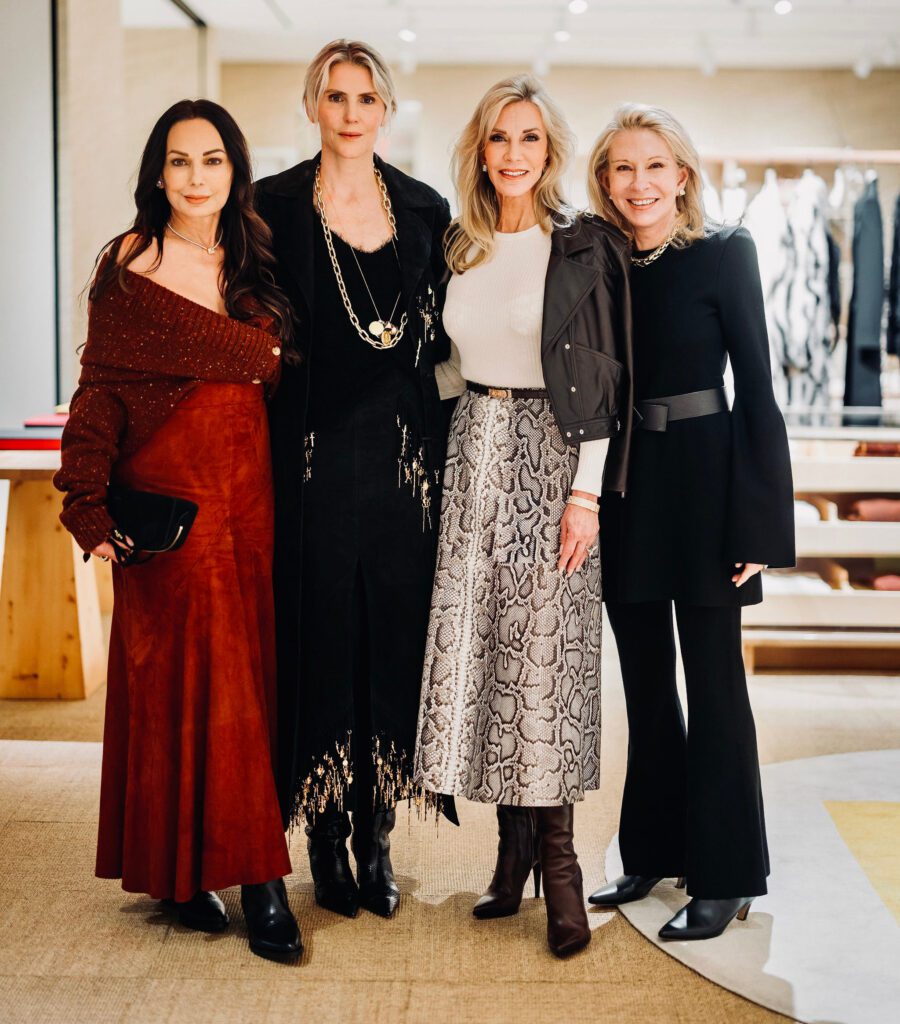 Moll Anderson, Gabriela Hearst, Nancy Rogers, Cindy Rachofsky (Photo by Pär Bengtsson and Chase Hall)