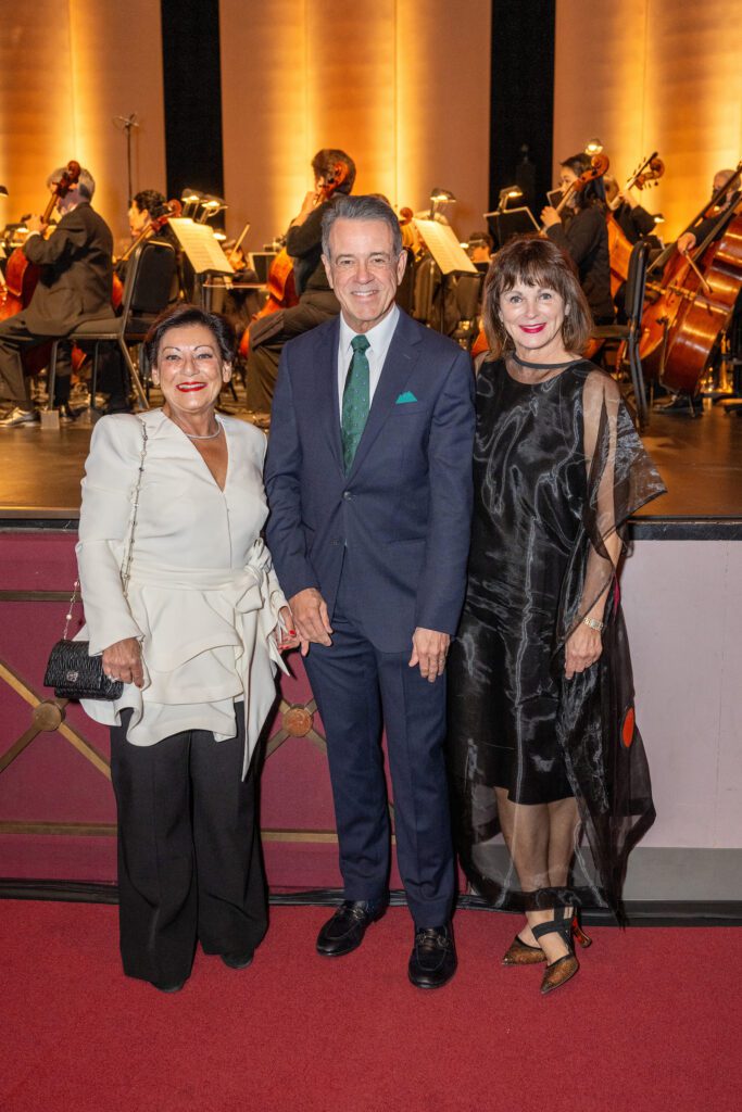 Teresa & José Ivo, Elaine Finger at Houston Grand Opera's Concert of Arias (Photo by Jacob Power)