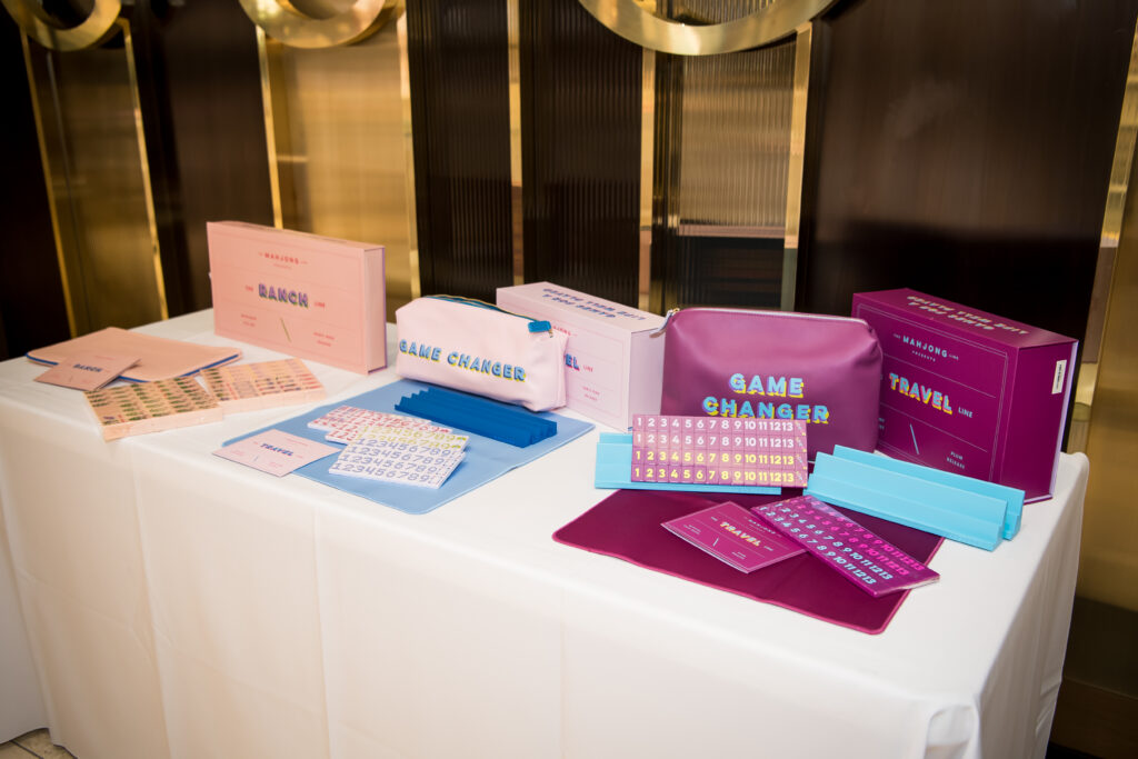 Event prizes from The Mahjong Line (Photo by Kelly Alexander Photography)