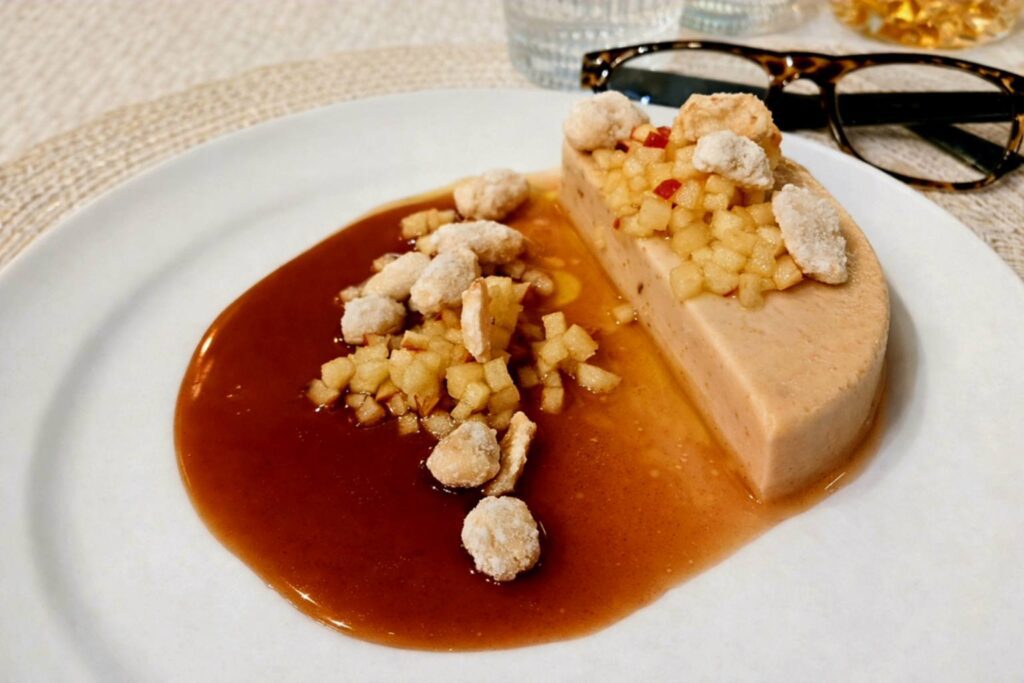 The crowd favorite at Sunday's supper club was the white bean miso panna cotta. (Courtesy)