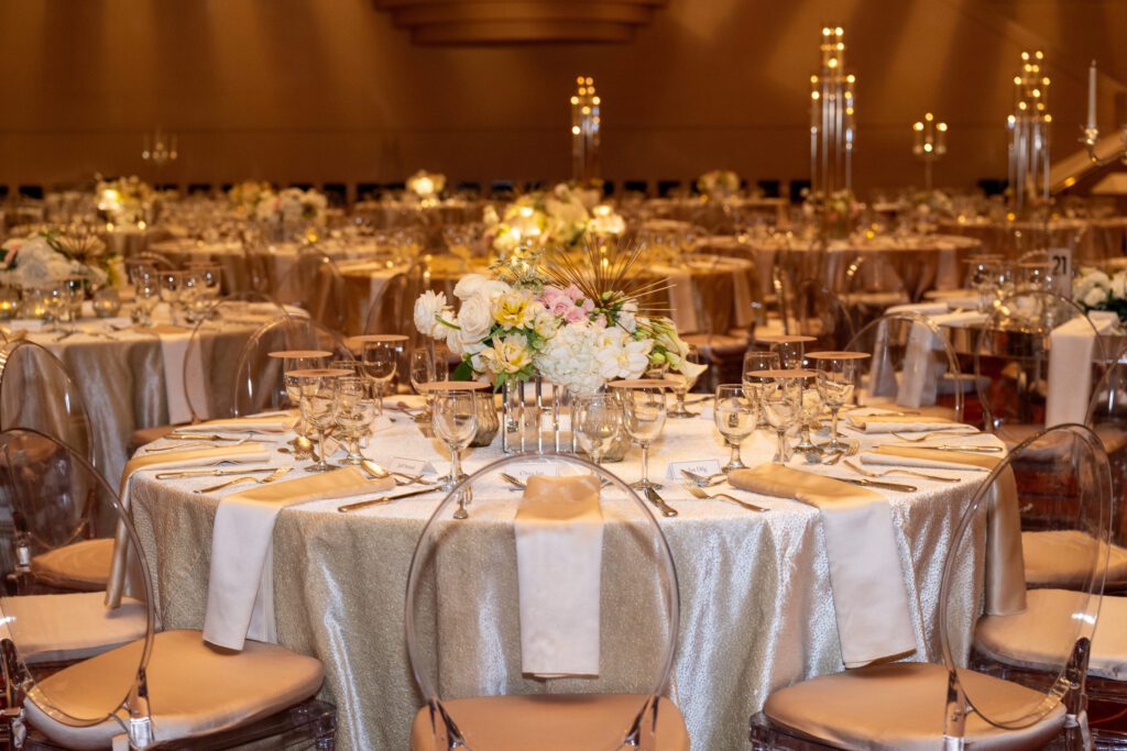 Table decor at Houston Grand Opera's Concert of Arias (Photo by Jacob Power)