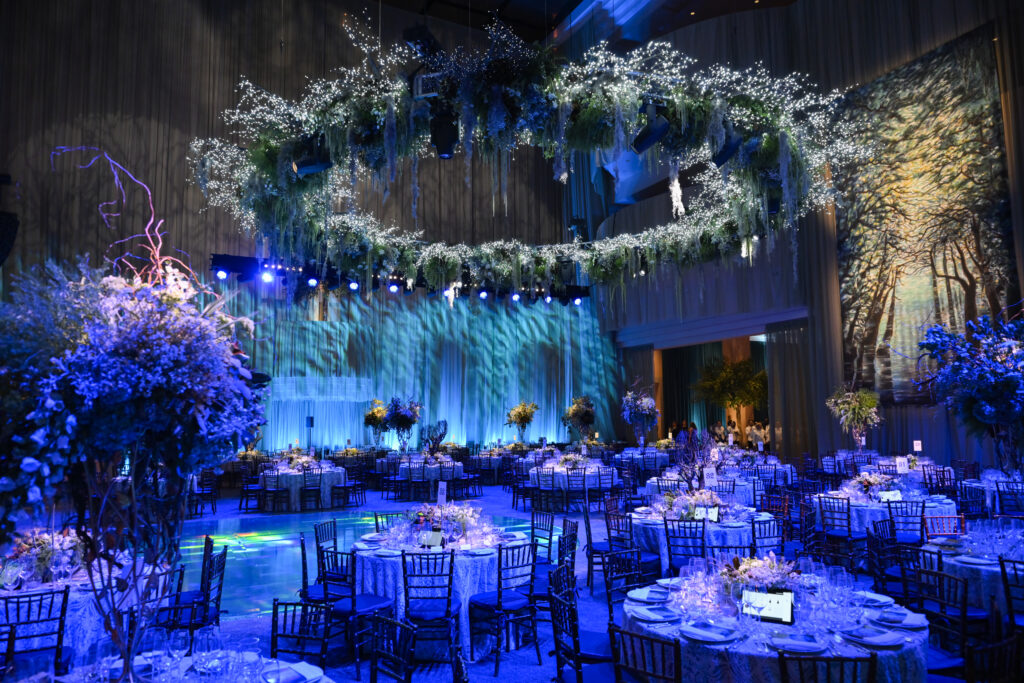 The Events Company created the stunning decor for the Giselle-themed Ballet Ball held at Wortham Theater Center (Photo by Michelle Watson, CatchlightGroup.com)