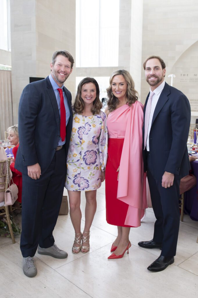 2026 St. Valentine's Day Luncheon Honorary Chairs Clayton and Ellen Kershaw and Chairs Megan and Keith Conlon (Photo by Tamytha Cameron and Celeste Cass)