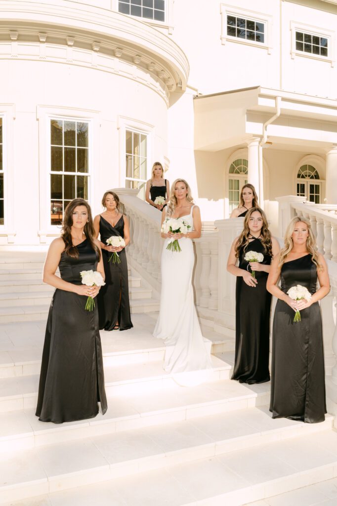 Claudine Said's dress was from Grace Loves Lace. (Photo by Weddings by Trey)