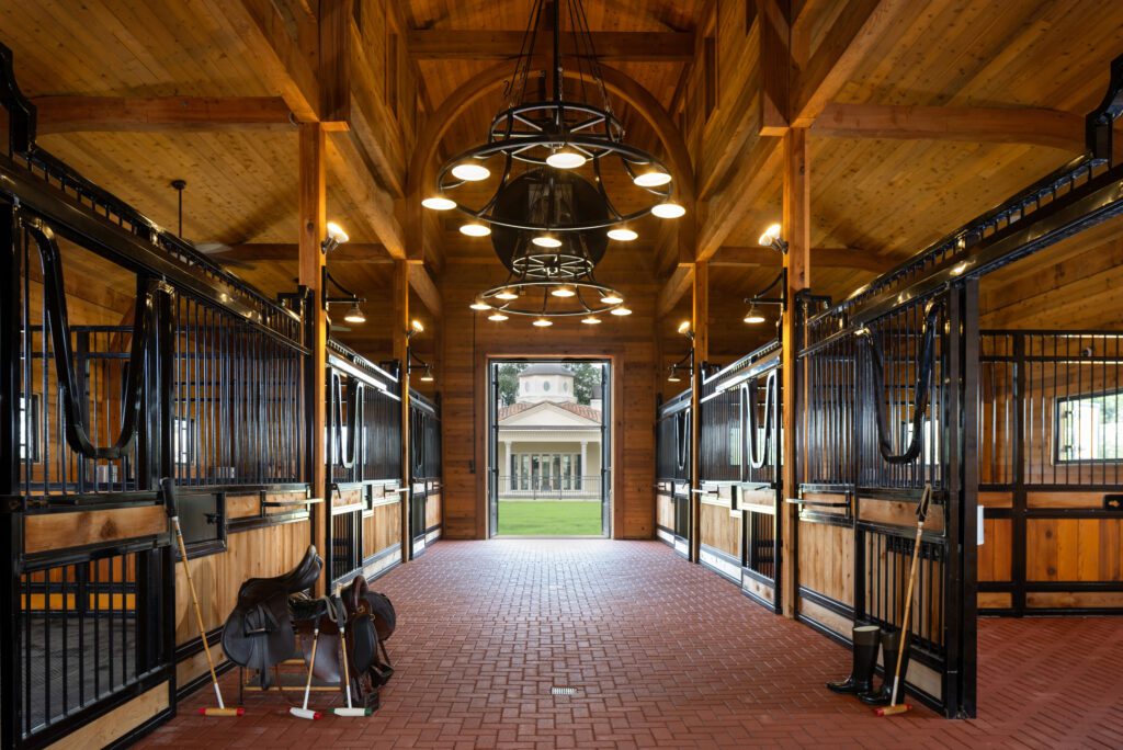The stables at 6 W. Rivercrest Drive (Photo by Laurie Perez)