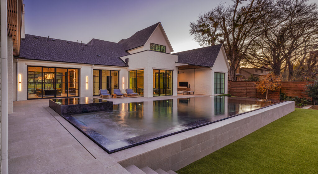 “We unified architecture and landscape into a seamless composition,” said Leidner. (Photo by Micah Nunley)