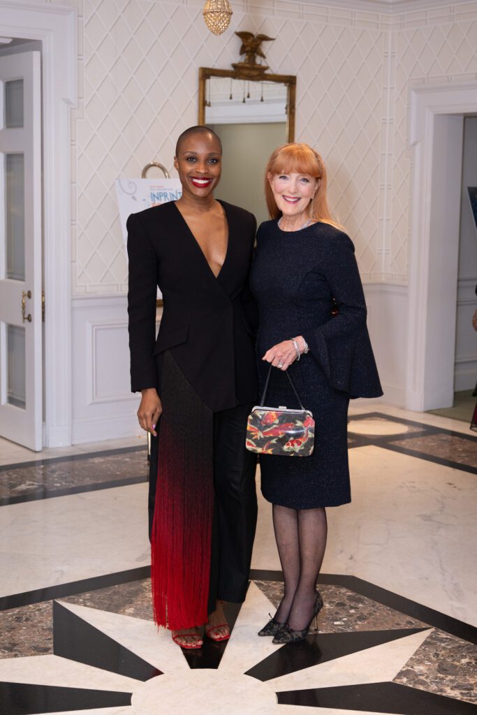 Alecia Harris, Gracie Cavnar at the Inprint Poets & Writers Ball  (Photo by Wilson Parish)