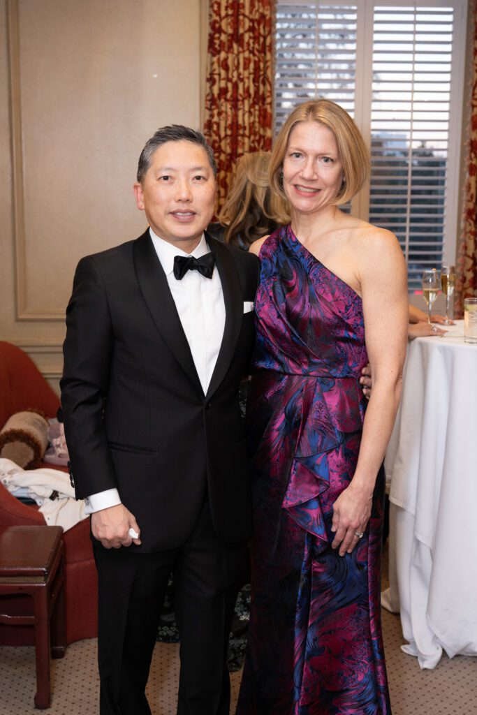 Ba Nguyen & Gwendolyn Dawson at the Inprint Poets & Writers Ball  (Photo by Wilson Parish)
